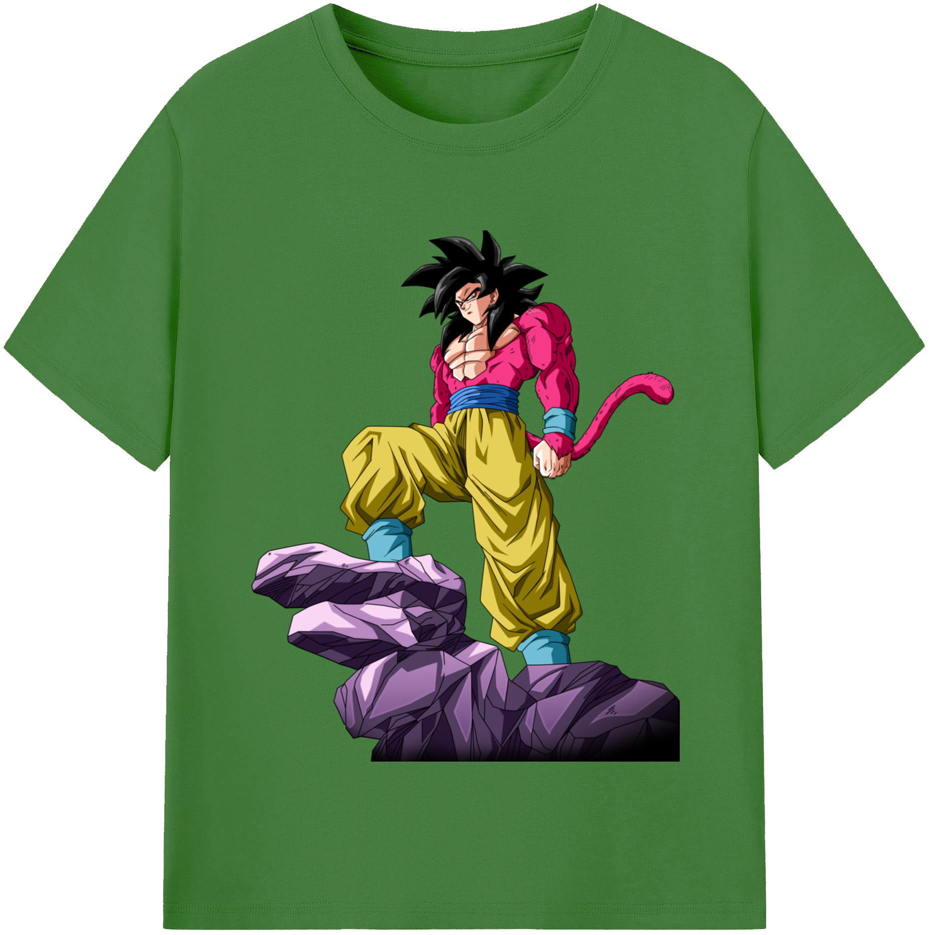 （画像用） ドラゴンボール 孫悟空（そん ごくう）Son Goku カカロット DRAGON BALL Kakarotto レディースカジュアルプリントTシャツ（綿100％）